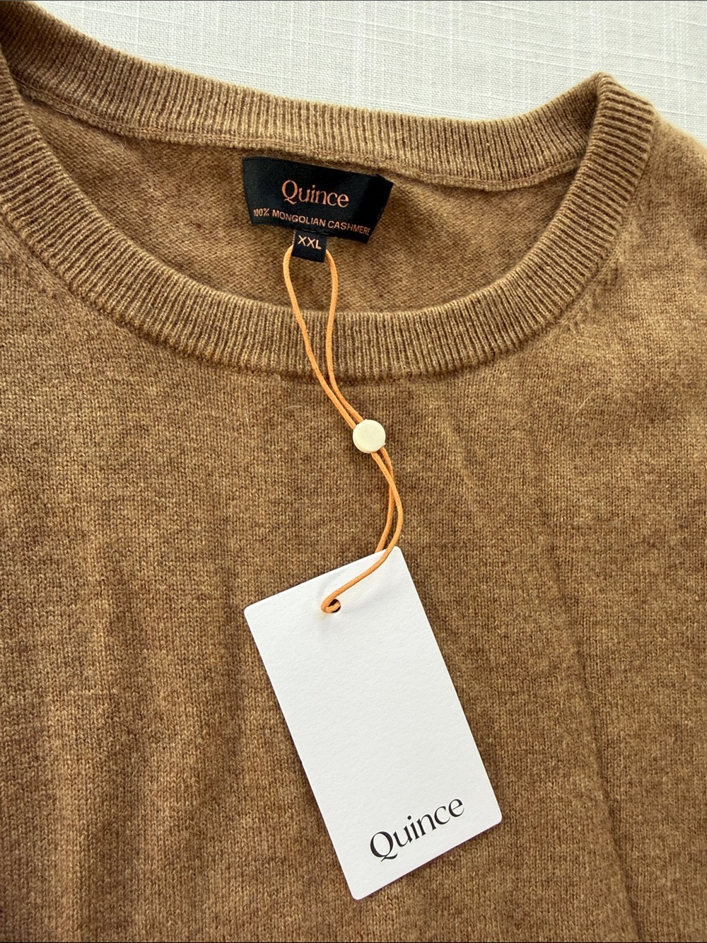 Quince Camel Crewneck Sweater - Picture 2 of 5